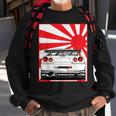Jdm Drifting Car Race Japanese Sun Street Racing Automotive Sweatshirt Gifts for Old Men