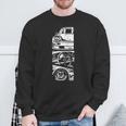 Jdm Japanese Domestic Market Rwb Tuning Classic Car Legend Sweatshirt Gifts for Old Men