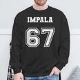 Jersey Style 67 1967 Impala Old School Lowrider Sweatshirt Gifts for Old Men