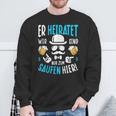 Jga Stag Party Polter Evening Sweatshirt Geschenke für alte Männer