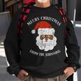 Johnson Family Last Name Surname Santa Merry Christmas Sweatshirt Gifts for Old Men