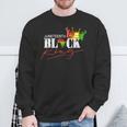Junenth Black King African American Boys Black Pride Sweatshirt Gifts for Old Men