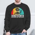 Junenth Remember Our Ancestors Free Black African Sweatshirt Gifts for Old Men
