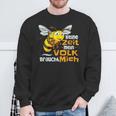 Keine Zeit Mein Volk Braucht Mich Biene Breekeder German Sweatshirt Geschenke für alte Männer