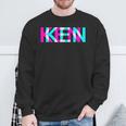 Ken Hi Mein Name Ist Vorname Sweatshirt Geschenke für alte Männer