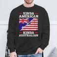 Kinda American Kinda Australian America Australia Usa Sweatshirt Gifts for Old Men