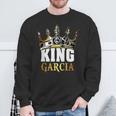 King Garcia Garcia Name Sweatshirt Gifts for Old Men