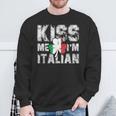Kiss Me I'm Italian Great Saint Patrick's Day Sweatshirt Gifts for Old Men