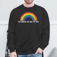 Kiss Whoever The Fuck You Want Lesbian Gay Pride Lgbt 2019 Sweatshirt Gifts for Old Men