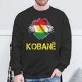 Kobani Kobane Kurdish Kurd Symbol Kurdistan Flag Sweatshirt Geschenke für alte Männer