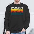 Koblenz Skyline Sweatshirt Geschenke für alte Männer