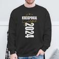 Kreispokal Sieger 2024 Motive Fußball Pokalsieger Outfit Fun Sweatshirt Geschenke für alte Männer