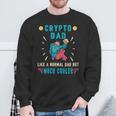 Krypto Dad Bitcoin Miner Lustige Kryptowährung Papa Sweatshirt Geschenke für alte Männer