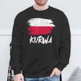 Kurwa Polska Poland Polish Sweatshirt Geschenke für alte Männer