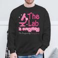 The Lab Is Everything Lab Week 2024 Medical Lab Science Sweatshirt Gifts for Old Men