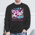 The Lab Is Everything Lab Week 2024 Medical Science Women Sweatshirt Gifts for Old Men