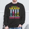 Lab Tech Happy Lab Week 2024 Lab Technician Sweatshirt Gifts for Old Men