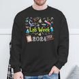 Lab Week 2024 Retro Medical Laboratory Tech Lab Week Sweatshirt Gifts for Old Men