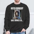 Lama Kaffee Morgenschen Guten Morgen Ganz Thinnes Ice Cream Sweatshirt Geschenke für alte Männer