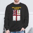 Landing Platform Dock Hms Intrepid L11 Veteran Father's Day Sweatshirt Gifts for Old Men