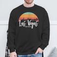 Las Vegas Nevada Sunset Vintage Retro Skyline Sweatshirt Geschenke für alte Männer