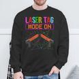 Laser Tag Mode On Laser Tag Game Laser Gun Laser Tag Sweatshirt Geschenke für alte Männer