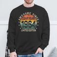 Leap Year 60Th Birthday Awesome Since 1964 Vintage Leap Day Sweatshirt Gifts for Old Men