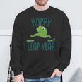 Leap Year February 29 Birthday Cute Frog Happy Leap Day Sweatshirt Gifts for Old Men