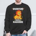 Leone Ich Bin Ein Großer Bruder Iventerò Fratello Maggiore Sweatshirt Geschenke für alte Männer