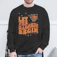 Let The Madness Begin Basketball Game Inspire Quote Sweatshirt Gifts for Old Men