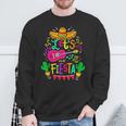 Let's Fiesta Cinco De Mayo Mexican Party Guitar Lover Sweatshirt Gifts for Old Men