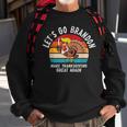 Let's Go Branson Brandon Thanksgiving And Trump Turkey Sweatshirt Gifts for Old Men