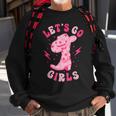 Let's Go Girls Western Cowgirl Hat Boot Bachelorette Paty Sweatshirt Gifts for Old Men