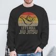 Let's Roll Jiu Jitsu Hand Brazilian Bjj Martial Arts Sweatshirt Gifts for Old Men