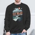 Let's Run 100 Miles Ultrarunning Ultra Trail Runner Sweatshirt Gifts for Old Men