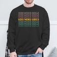 Lgbtq Kiss More Girls Gay Pride Lesbian Pride Month Sweatshirt Gifts for Old Men