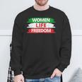 Life Freedom Vintage Distressed Free Iran Sweatshirt Gifts for Old Men
