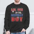 Lil Sis Of The Birthday Boy Costume Spider Web Birthday Sweatshirt Gifts for Old Men