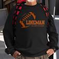 Lineman All Cuts No Glory Football Sweatshirt Gifts for Old Men