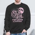 Live Laugh Lesbian Raccoon Lesbian Lgbtq Pride Month Sweatshirt Gifts for Old Men