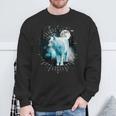 Lone Wolf Wolf Moon Wildlife Sweatshirt Geschenke für alte Männer