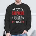 The Lord Is My Shepherd I Won't Fear Psalm 231 Christian Sweatshirt Gifts for Old Men