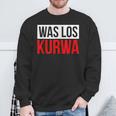 Was Los Kurwa Pole S Sweatshirt Geschenke für alte Männer