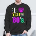 I Love 80'S 80S Retro Motto Sweatshirt Geschenke für alte Männer