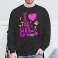 I Love The 80S Retro Vintage Eighties Style 1980 Sweatshirt Gifts for Old Men