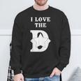 I Love The D Dallas Texas Cool Dallas Sweatshirt Gifts for Old Men