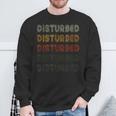 Love Heart Disturbed Grungeintage Disturbed Sweatshirt Geschenke für alte Männer