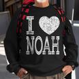 I Love Noah Valentine Boyfriend Son Husband Name Sweatshirt Gifts for Old Men