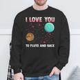 I Love You To Pluto And Back Pluto Never Forget Sweatshirt Gifts for Old Men