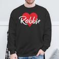 I Love Robbie I Love Robbie S Sweatshirt Geschenke für alte Männer